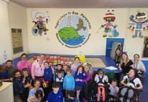 Aberystwyth gym donates more than 150 eggs to Ysgol Llwyn yr Eos