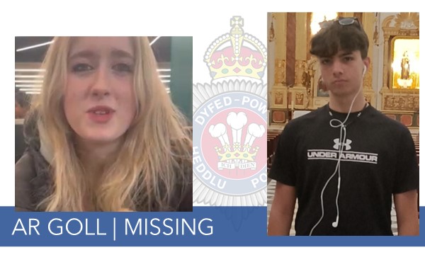 Missing teens spotted in Aberystwyth