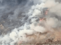 Wildfire in Gwynedd: Firefighters battle blaze over two days