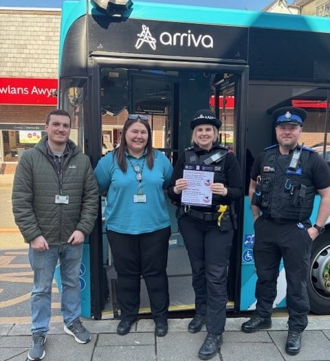 Gwynedd police and council campaign for safer bus travel