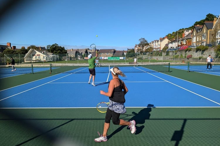 Aberystwyth Tennis Club was refurbished last year