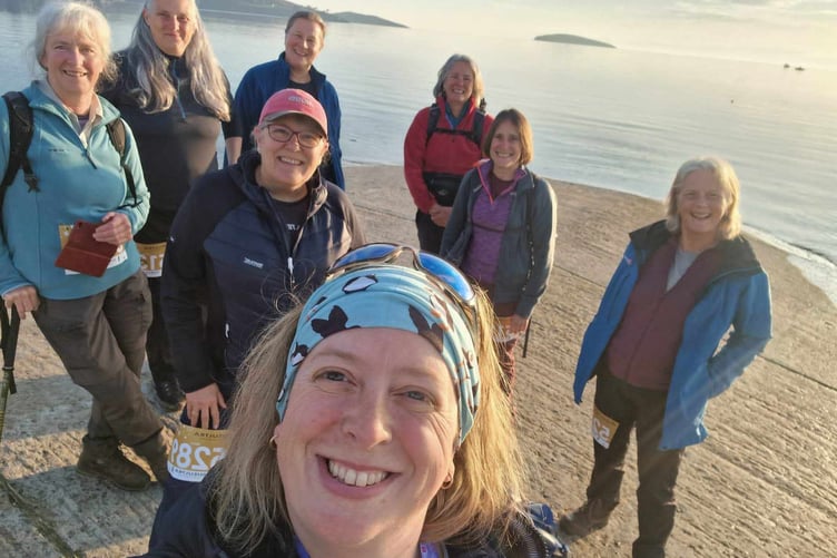 Halfway through the SheUltra walk