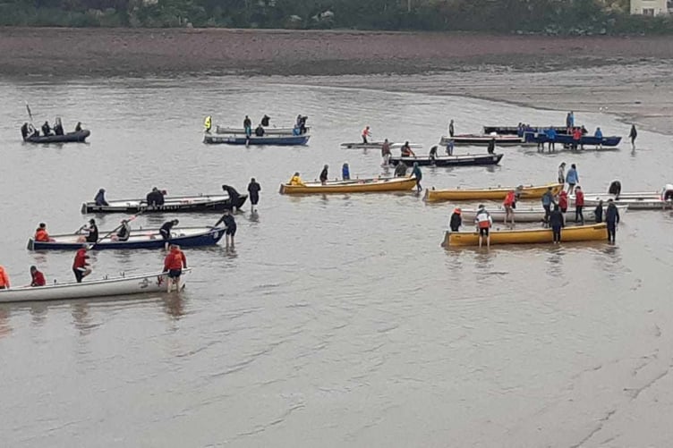 The Celtics at Gelliswick Bay for the Wreck Race