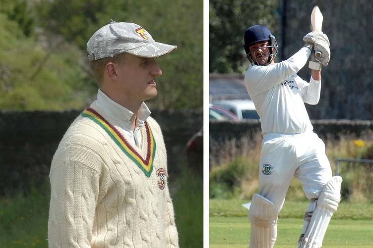 Jack Williamson (left) 49 not out and Lafras Van Vuuren who scored 53