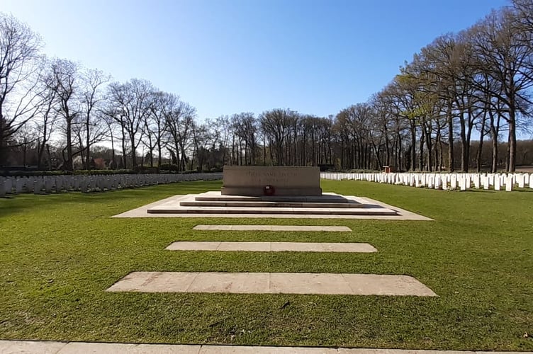 The Commonwealth War Cemetery in Oosterbeek, Netherlands