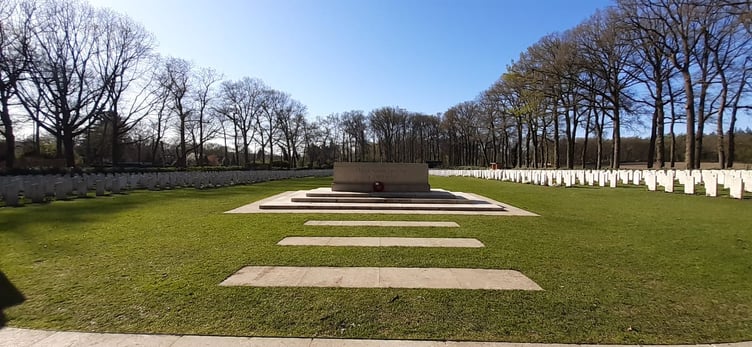 The Commonwealth War Cemetery in Oosterbeek, Netherlands