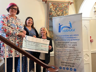 Aberystwyth charity receives £4,000 donation