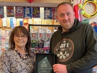Well-loved Llanidloes newsagents named 'Best Shop' in Mid-Wales