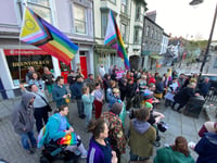 Protest draws dozens following Supreme Court Trans ruling