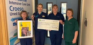 100-meter abseil raises over £3,500 for Intensive Care Unit