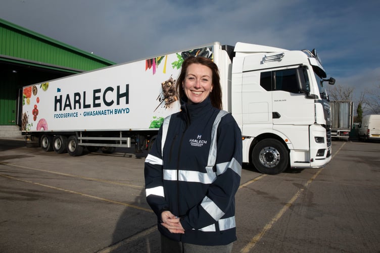 Harlech Food Service ; Distribution Manager Laura Holland.        Picture Mandy Jones