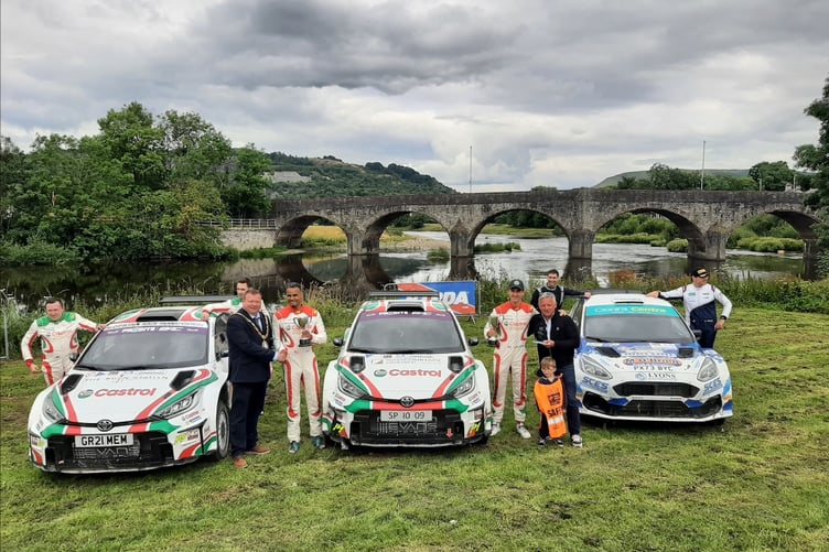 2024 Nicky Grist Stages podium celebrations