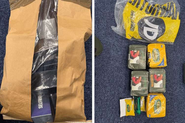 NWP Gwynedd North photographs of some of the seized items