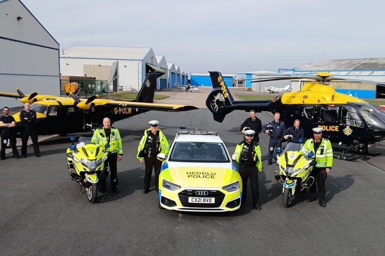 North Wales Police launch the Op Apex motorcycle safety campaign 2025. Photo: NWP