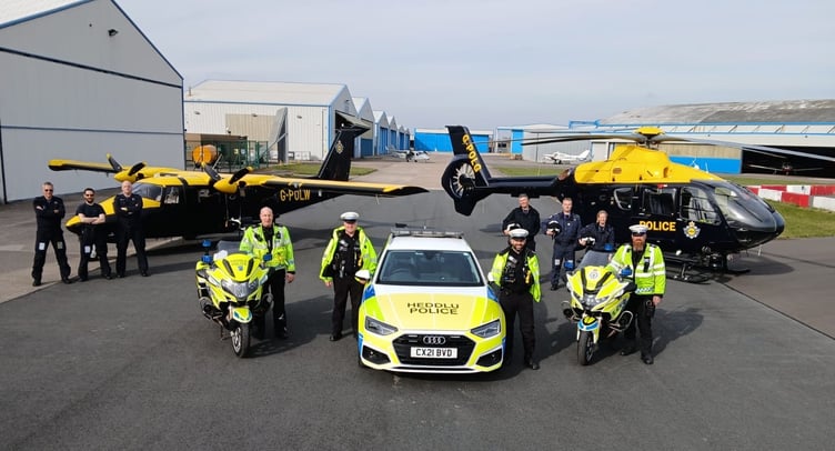 North Wales Police launch the Op Apex motorcycle safety campaign 2025. Photo: NWP