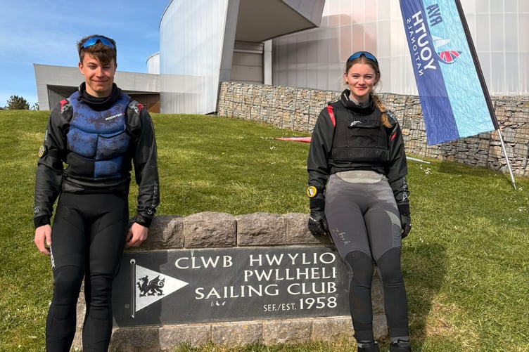 Steffan Williams and Bronwen Thomas at Plas Heli