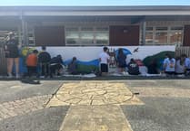 Penweddig pupils create new mural celebrating Aberystwyth