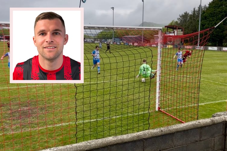 Danny Brookwell scored an early goal for Porthmadog
