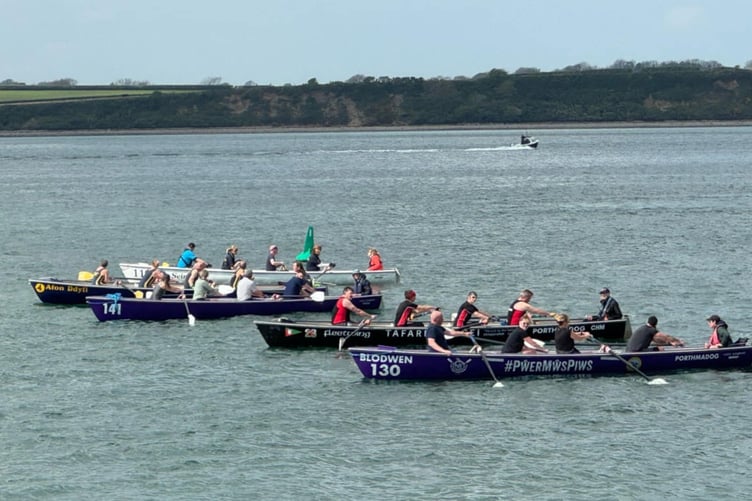 Boats at the start