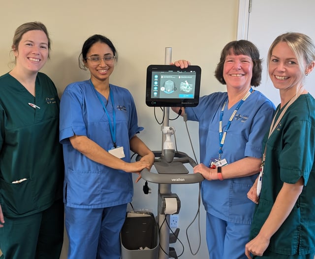 New bladder scanner for Bronglais Hospital