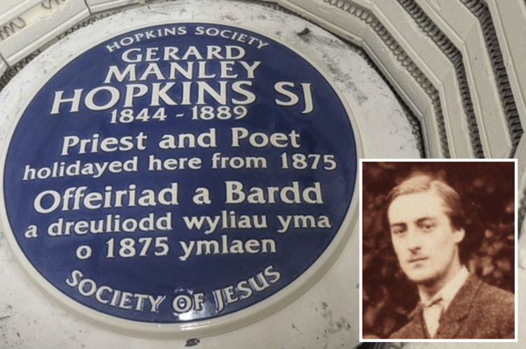A blue plaque will be erected for Gerard Manley Hopkins