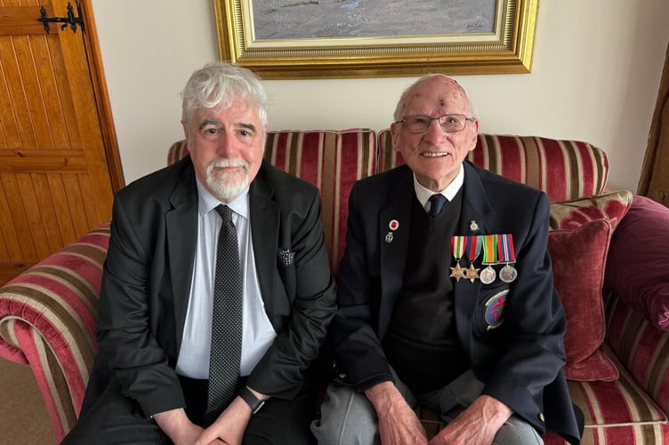 Hugh Morgan OBE with Archie Thomas