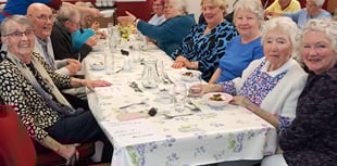 Tywyn South Meirionnydd Older People Forum enjoy April lunch
