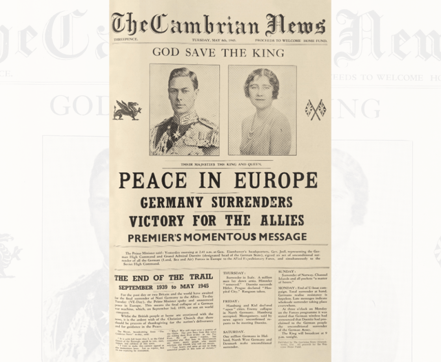 VE Day Celebrations: Aberystwyth and Criccieth honour war heroes