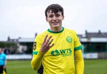 Caernarfon Town's Davies and Lloyd on April awards shortlist
