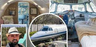 1970s jet becomes stylish Airbnb in Dolgellau