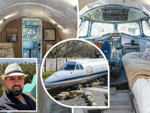 1970s jet becomes stylish Airbnb in Dolgellau
