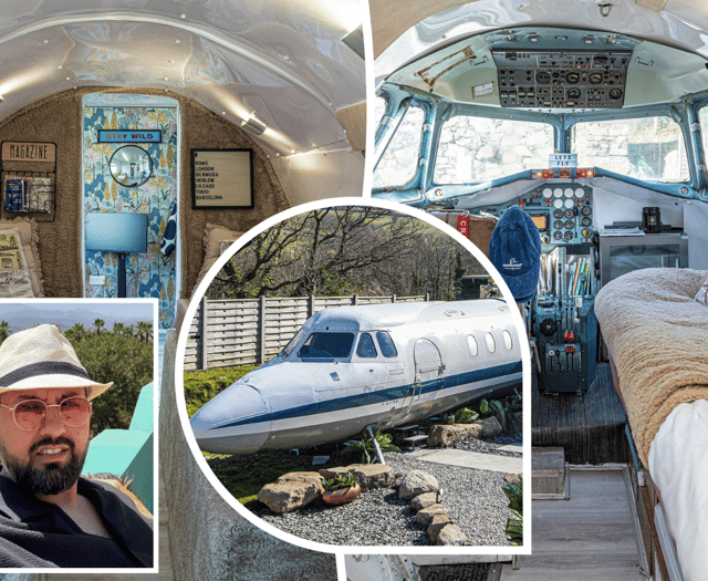 1970s jet becomes stylish Airbnb in Dolgellau