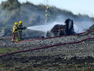 Barmouth RNLI's weekend boat fire response