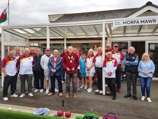 Aberystwyth Mayor opens bowling season