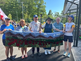 Criccieth and Portmeirion welcome Peace Race relay