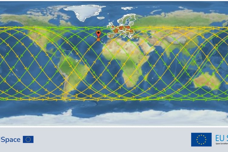 Possible re-entry locations lie anywhere along the yellow and green lines. The re-entry point is considered to be at an altitude of 80 km. An out of control Soviet spacecraft is set to crash into the Earth on Sunday morning - and it could hit the UK. Scientists had estimated the Cosmos-482, a Venus lander stranded in Earth orbit since 1972, was expected to make an uncontrolled reentry between 8-13 May. However, ESAs Space Debris Office latest prediction Friday sees reentry of the descent craft taking place at 08:12 UK time on Sunday. The exact landing site is unknown, but the potential impact zone covers much of the globe between 52° north and 52° south latitude - which takes in the south of England and parts of Wales. The probes robust construction-designed to survive Venus harsh atmosphere-means some parts, especially the titanium descent capsule, may reach the surface intact. Space agencies are closely monitoring its descent, but most forecasts suggest it will likely fall into the ocean.