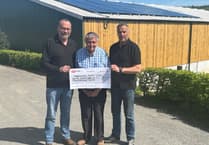 Lampeter company raises thousands for air ambulance