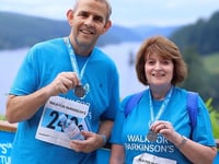 Welshpool couple lead Parkinson’s walk in Wrexham