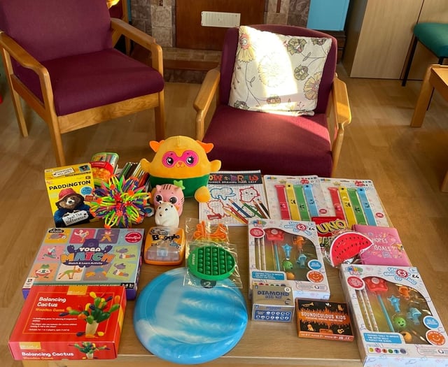 New toys, books and games for mental health service