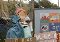 Borth prepares for annual scarecrow festival