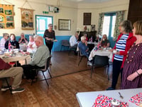 Llanfair's VE Day tea party