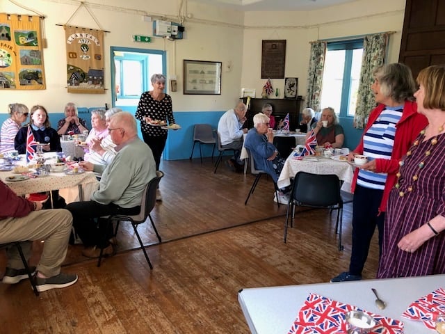 The Neuadd Goffa in Llanfair where a VE Day party took place on Thursday, 8 May to celebrate VE Day