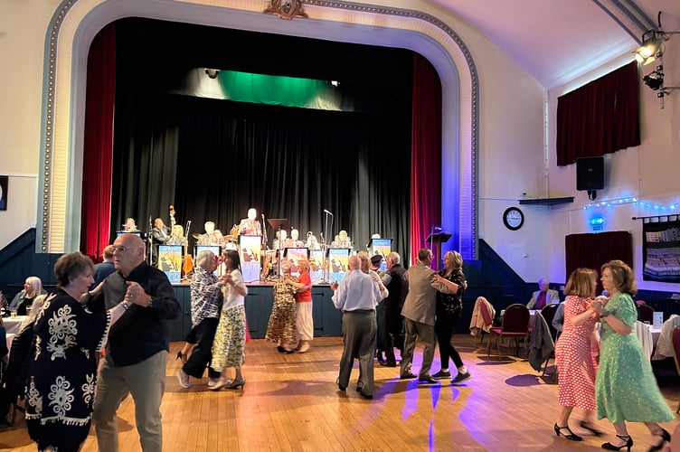 Entertainment was provided by the Llandudno Swing Band