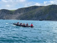Porthmadog rowers excel in sea race