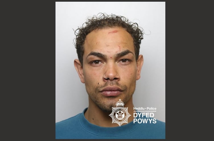 Thirty-one-year-old Mark Brook who hails from Blaenannerch in Cardigan had 17 previous convictions for 27 offences, Swansea Crown Court heard this month, when sentencing took place.