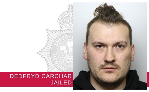 Lloyd Davies, 29, of Caecoed, Llandybie, Ammanford was sentenced to 12 years in prison at Swansea Crown Court on Friday, May 9.
