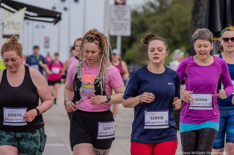 Aberystwyth Race for Life 2025. Photograph credit to Steve Williams