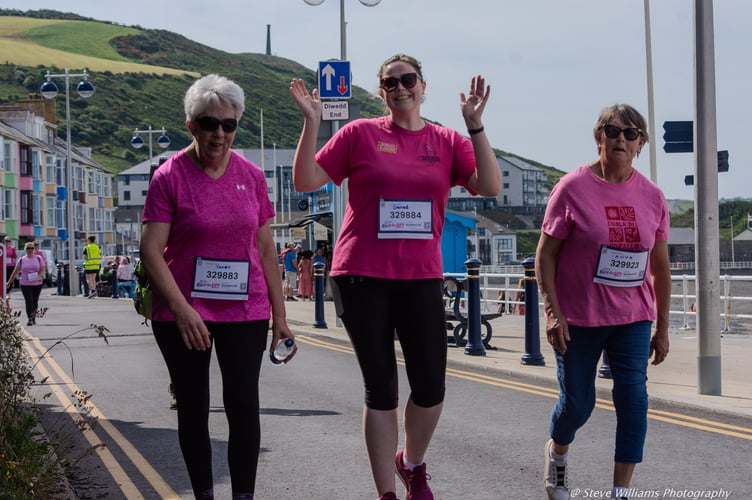Aberystwyth Race for Life 2025. Photograph credit to Steve Williams
