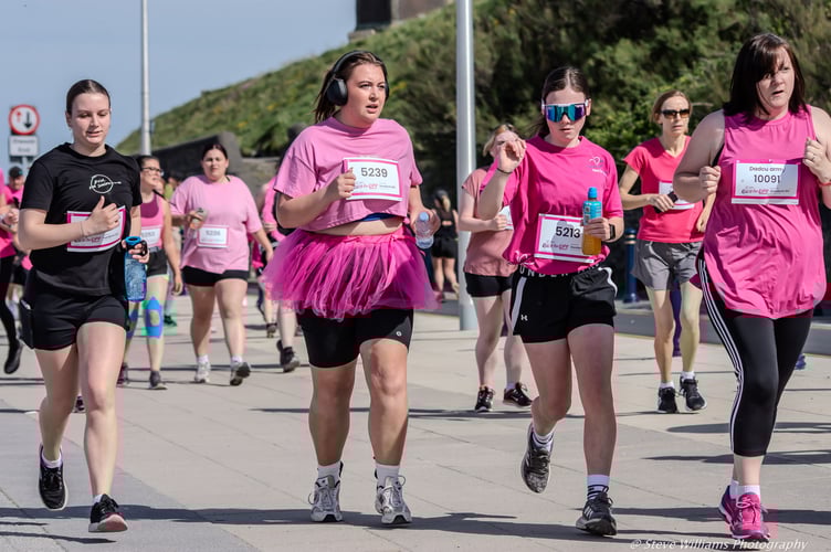 Aberystwyth Race for Life 2025. Photograph credit to Steve Williams