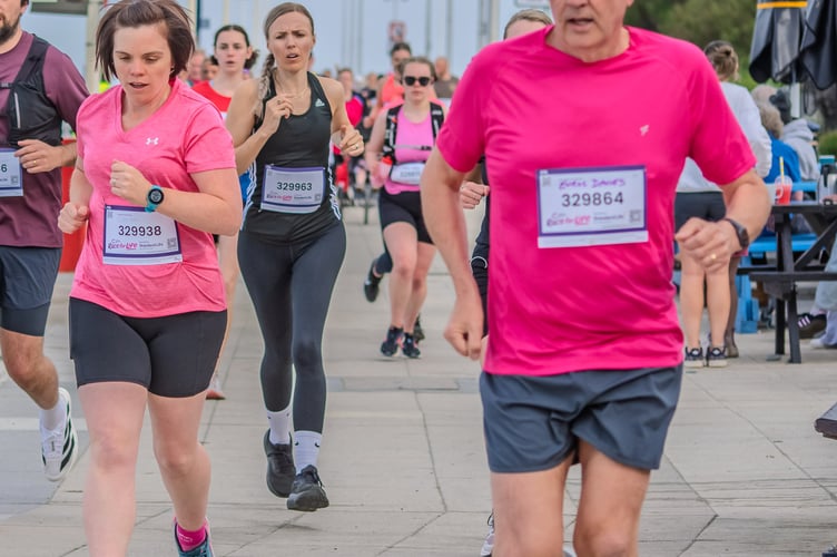 Aberystwyth Race for Life 2025. Photograph credit to Steve Williams